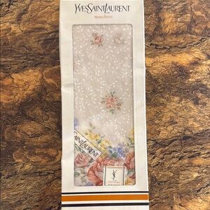 Yves Saint Laurent Floral Handkerchief NIB